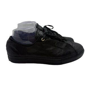 Converse C T All Star High Line Shroud Ox Women's Sneaker Size 8 Black Leather